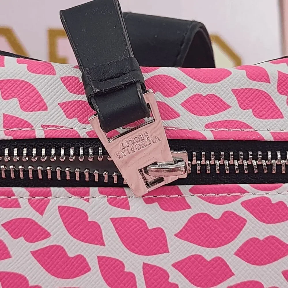 ❤️ Victoria's Secret Train Case – Lips Print Vintage Glamour! ❤️